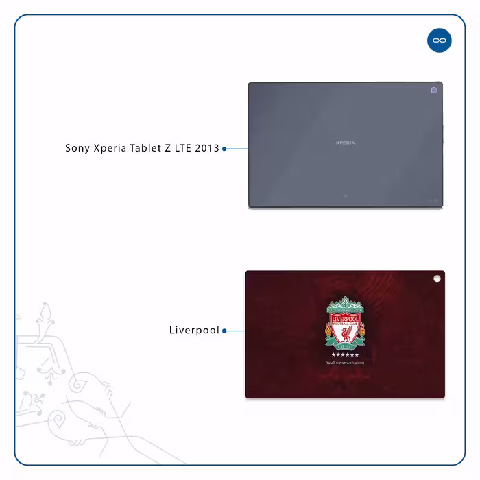 برچسب پوششی ماهوت مدل Liverpool مناسب برای تبلت سونی Xperia Tablet Z LTE 2013