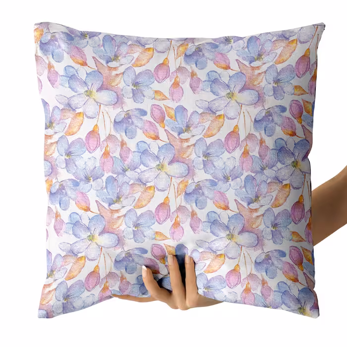 کاور کوسن مدل گل دورو طرح دار کد 1400186