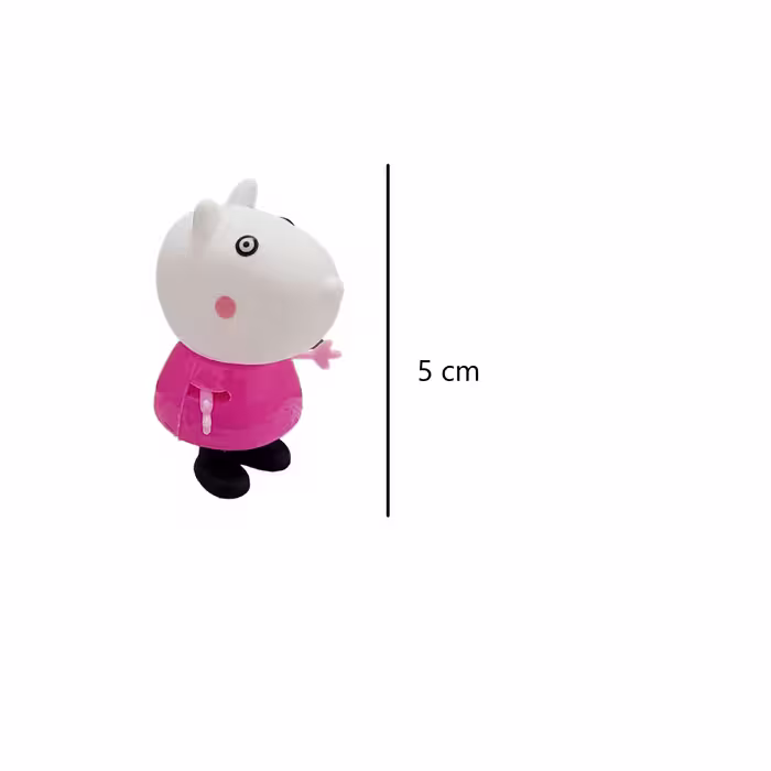 فیگور طرح پپاپیگ مدل Happy pig کد 300 مجموعه 14 عددی