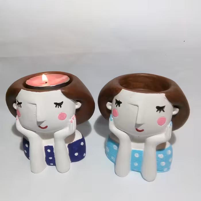 جاشمعی مدل دختر کد 22 بسته دو عددی