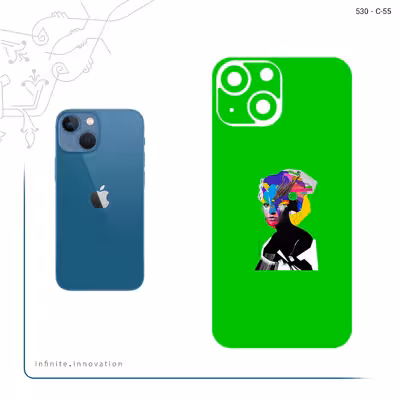 برچسب پوششی ماهوت مدل Collage of Women Portrait 3 مناسب برای گوشی موبایل اپل iPhone 13 Mini