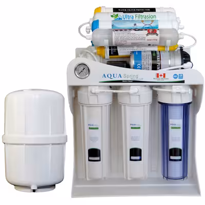 دستگاه تصفیه کننده آب آکوآ اسپرینگ مدل UF - SF4800 به همراه کیت نشتی گیر