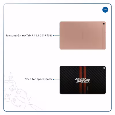 برچسب پوششی ماهوت مدل Need-for-Speed-Game مناسب برای تبلت سامسونگ Galaxy Tab A 10.1 2019 T515