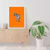 تابلو مدل مینیمال ZEBRA کدS2907-w