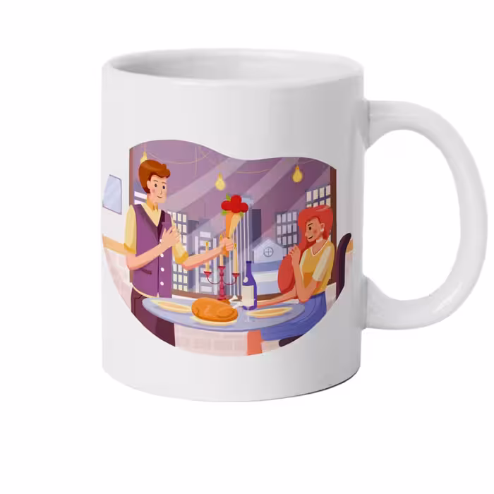 ماگ دارلی طرح عاشقانه مدل MG2192