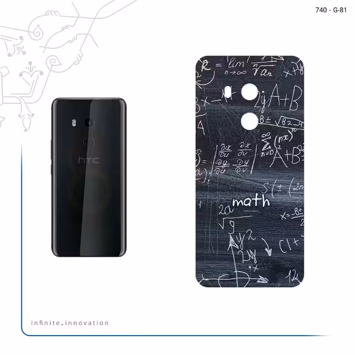برچسب پوششی ماهوت مدل Mathematical Science مناسب برای گوشی موبایل اچ تی سی U11 Plus