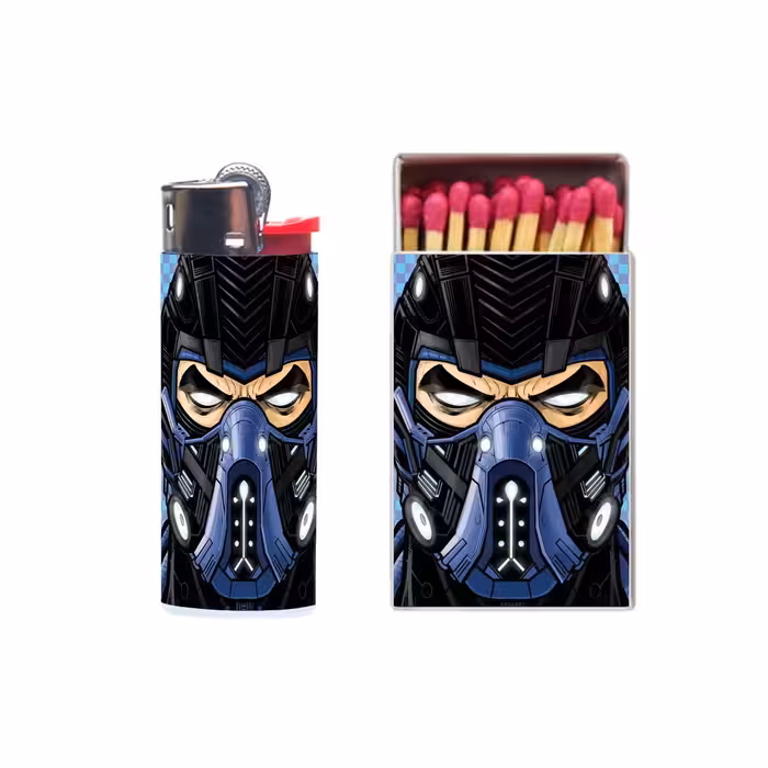 فندک مدل مورتال کمبت کد 1544 به همراه کبریت