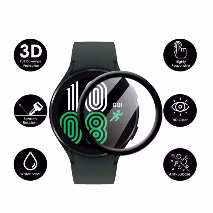 محافظ صفحه نمایش مدل pmma مناسب برای ساعت هوشمند سامسونگ Galaxy watch4 active 44mm