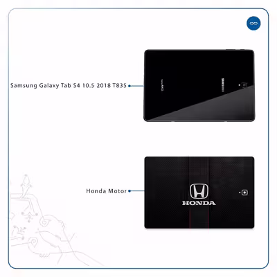 برچسب پوششی ماهوت مدل Honda Motor مناسب برای تبلت سامسونگ Galaxy Tab S4 10.5 2018 T835