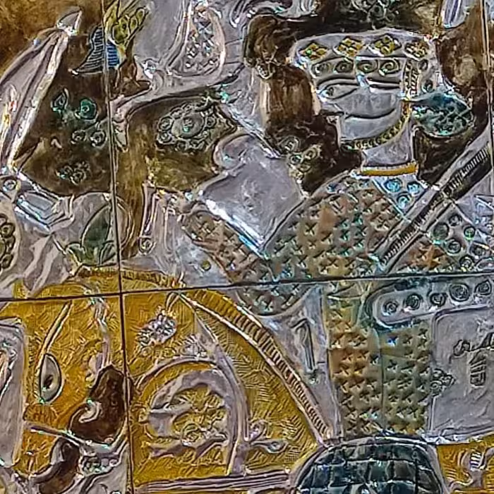 تابلو برجسته طرح باستانی کد n003