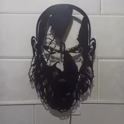 چراغ دیواری مدل خدای جنگ کریتوس