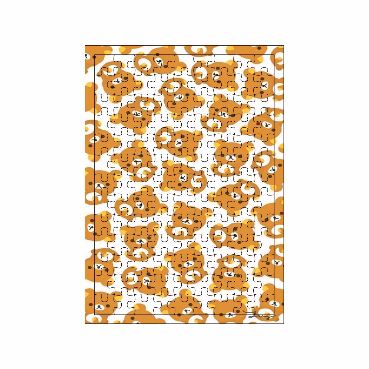 پازل 117 تکه مدل خرس کد 628