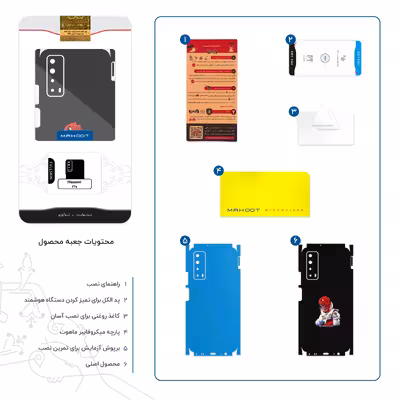 برچسب پوششی ماهوت مدل Tekvando-FullSkin مناسب برای گوشی موبایل هوآوی Y7a