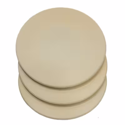 بشقاب دیوارکوب سفالی خام کد G12 بسته 50 عددی