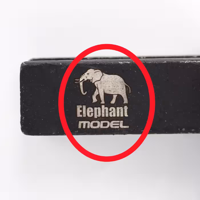 پولی کش دو شاخ مدل الفنت کد YP-NAKHONI-03 سایز 3 اینچ