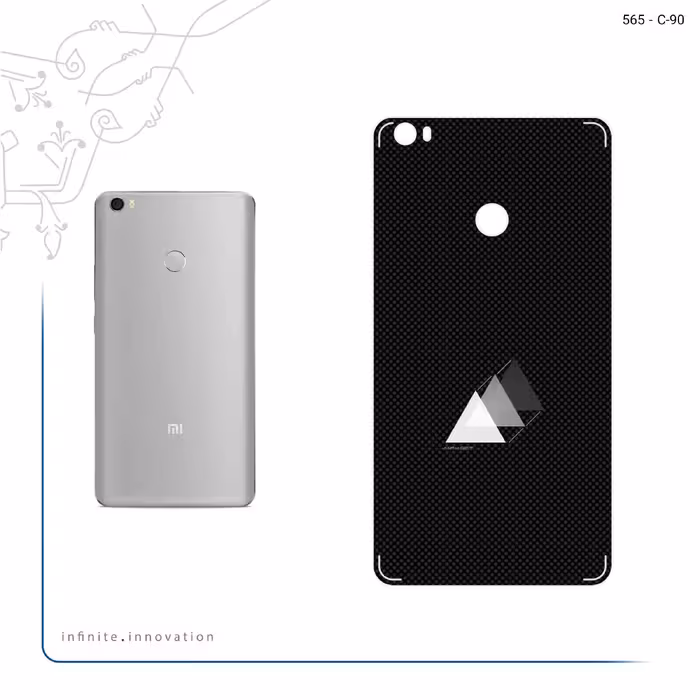 برچسب پوششی ماهوت مدل Minimal 3 Triangle Icon مناسب برای گوشی موبایل شیائومی Mi Max