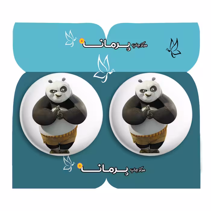 پیکسل پرمانه طرح پاندا کونگ فو کار کد pm2n.34569 مجموعه 2 عددی