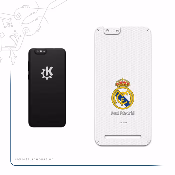 برچسب پوششی ماهوت مدل Real-Madrid مناسب برای گوشی موبایل پاین فون Kde Community Edition