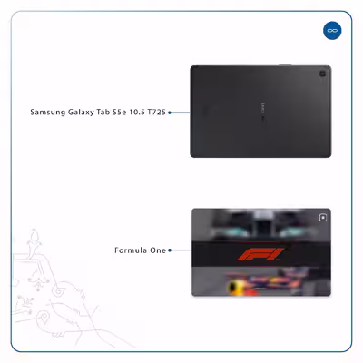 برچسب پوششی ماهوت مدل Formula One مناسب برای تبلت سامسونگ Galaxy Tab S5e 10.5 2019 T725