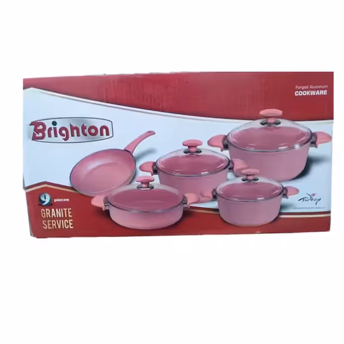 سرویس 9 پارچه پخت و پز برایتون کد 01