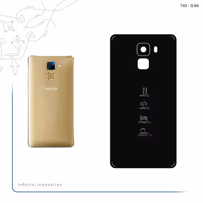 برچسب پوششی ماهوت مدل Programming 2 مناسب برای گوشی موبایل آنر 7