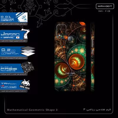 برچسب پوششی ماهوت مدل Mathematical Geometric Shape 3-FullSkin مناسب برای گوشی موبایل اینفینیکس Hot 11 Play