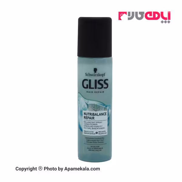 اسپری دو فاز مو گلیس (gliss) ضد ریزش و ترمیم کننده