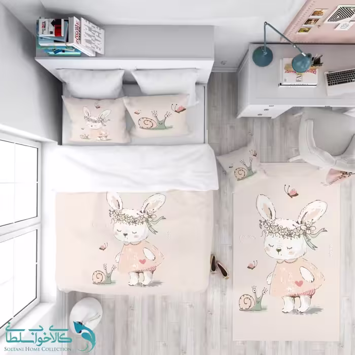 روتختی طرح خرگوش کوچولو سایز یکنفره کد A2744