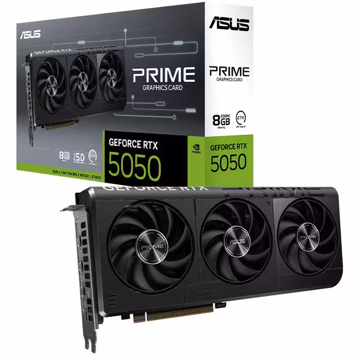 کارت گرافیک ایسوس مدل Prime GeForce RTX 5050 با ظرفیت 8 گیگابایت GDDR6