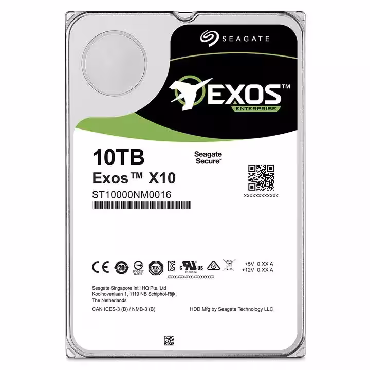 حافظه اچ دی دی اینترنال سیگیت مدل Exos X10 ST10000NM0016 ظرفیت 10 ترابایت