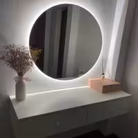 آینه الف طرح گرد کد BA-65