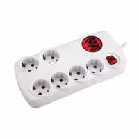 چند راهی برق و محافظ ولتاژ دیجیتالی 6 خروجی آفر الکترونیک مدل OR306