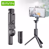 مونوپاد و سه پایه باوین BAVIN AP-01 Selfie Stick Monopod Bluetooth Phone Holder