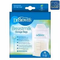 کیسه ذخیره سازی شیر دکتر براون بسته 25 عددی DR BROWN