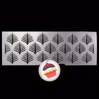 استنسیل دور کیک کاج