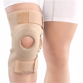 زانو بند طبی نئوپرنی چهار فنره پاک سمن کد085 سایزXL