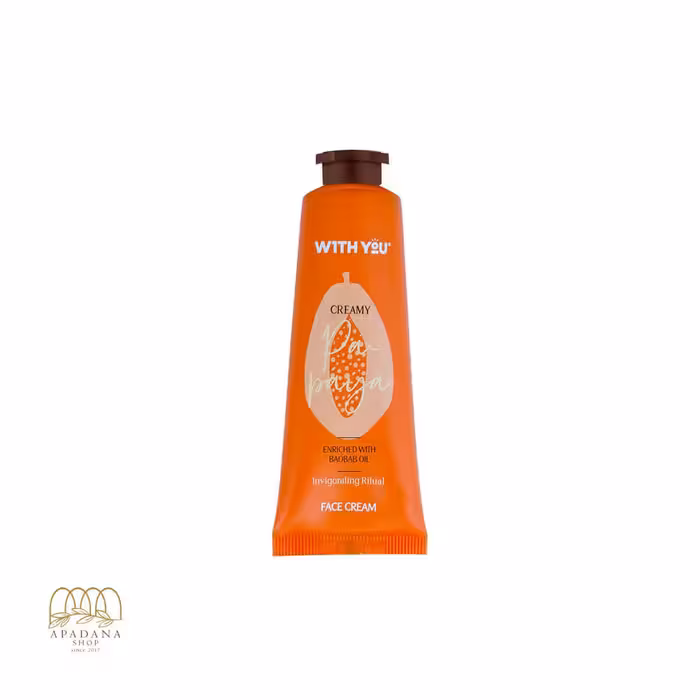 کرم صورت طبیعی حاوی عصاره پاپایا و روغن بائوباب ویت یو