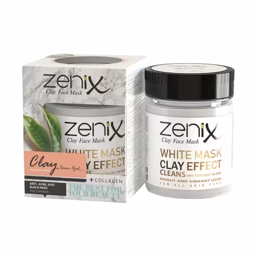 ماسک اسکراب ضدجوش و کلاژن زنیکس Zenix رایحه گل سفید 190 گرم