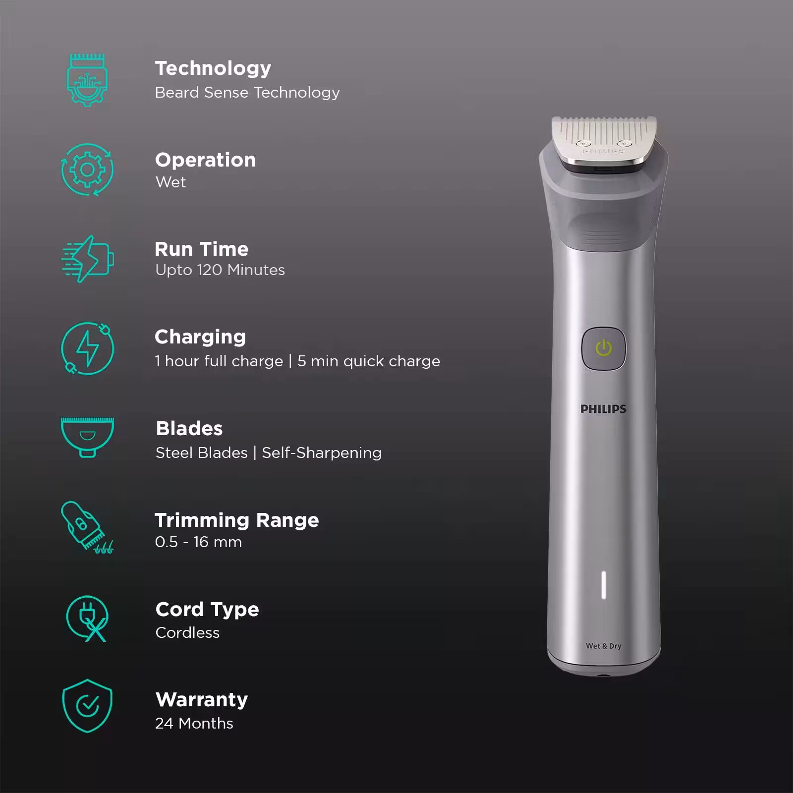 ماشین اصلاح موی سر و صورت فیلیپس مدل MG5930