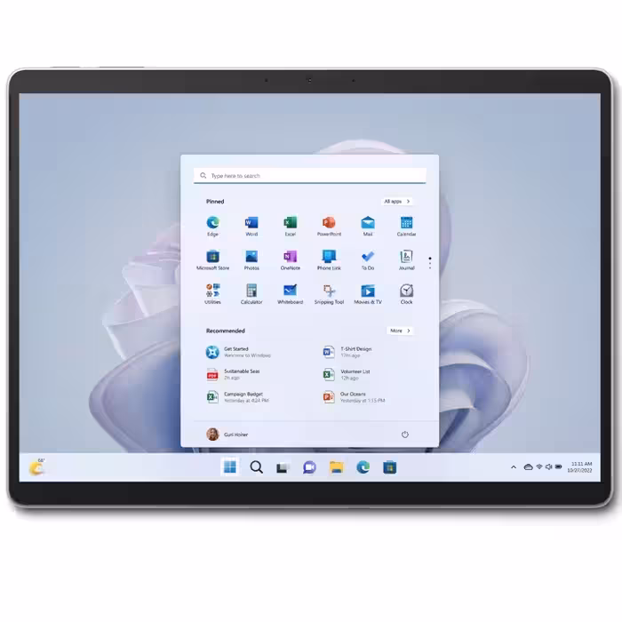 تبلت مایکروسافت مدل Surface Pro 9-i7 1255U ظرفیت 1 ترابایت و رم 32 گیگابایت