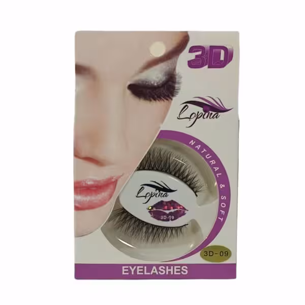 مژه مصنوعی سه بعدی 3دی 09 لپینا