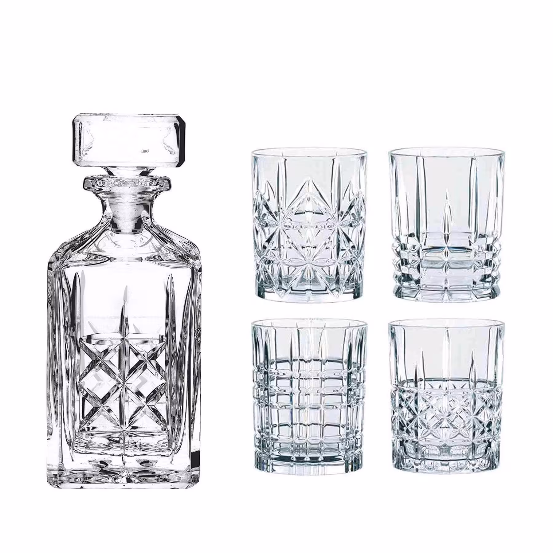 تنگ و لیوان ناخمن مدل Nachtmann Highland بسته 5 عددی