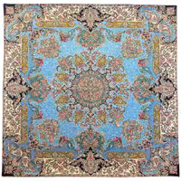 رومیزی مربع ترمه ابریشم کد TRM150