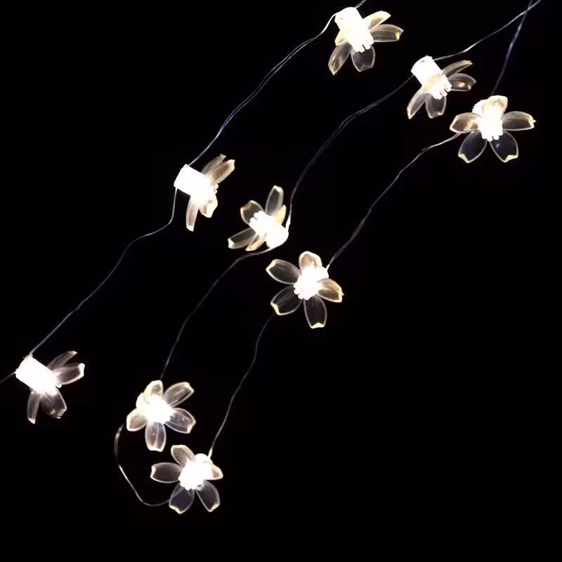 ریسه مفتولی طرح گل شکوفه آفتابی طول 2 متر