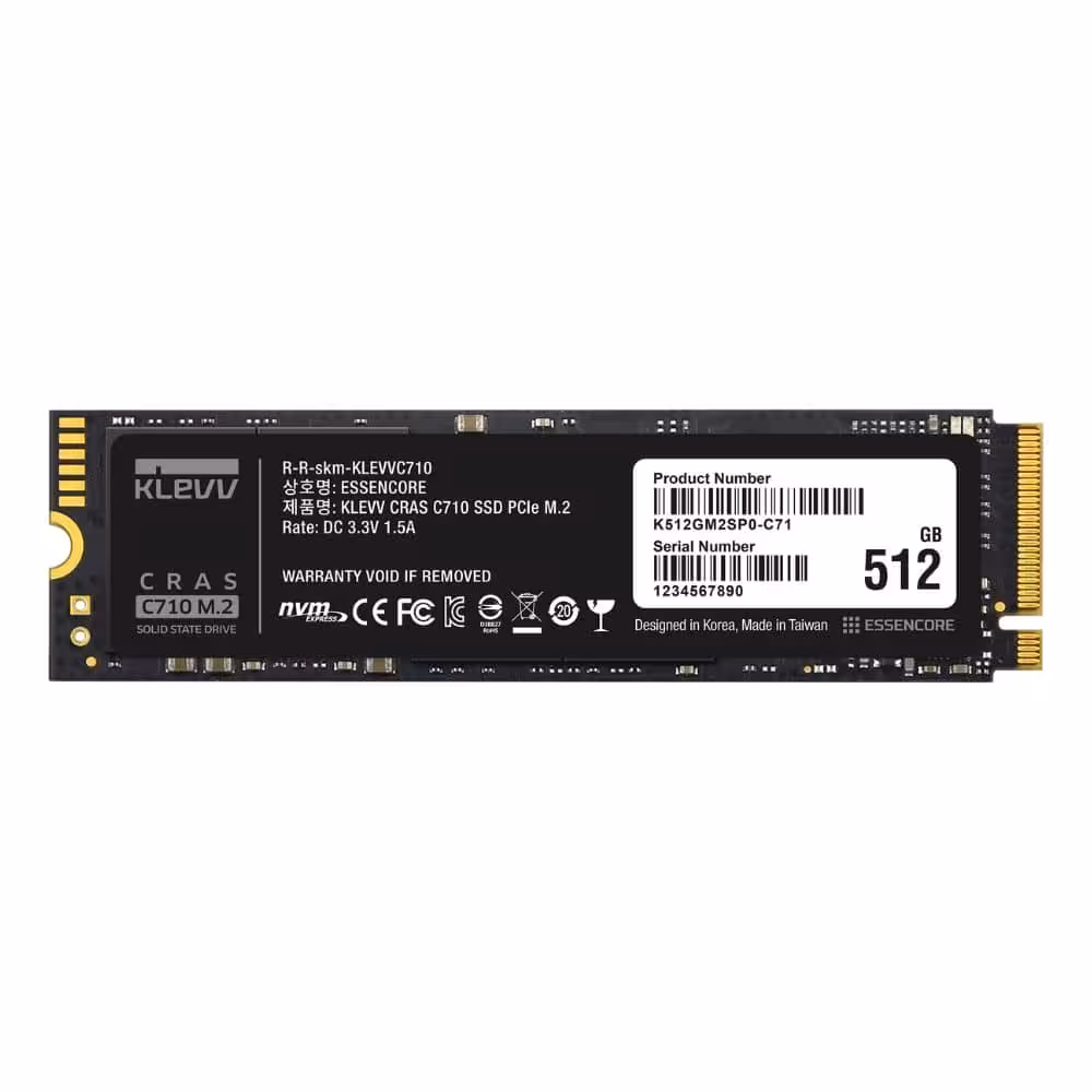 حافظه SSD کلیو KLEVV CRAS C710 512GB