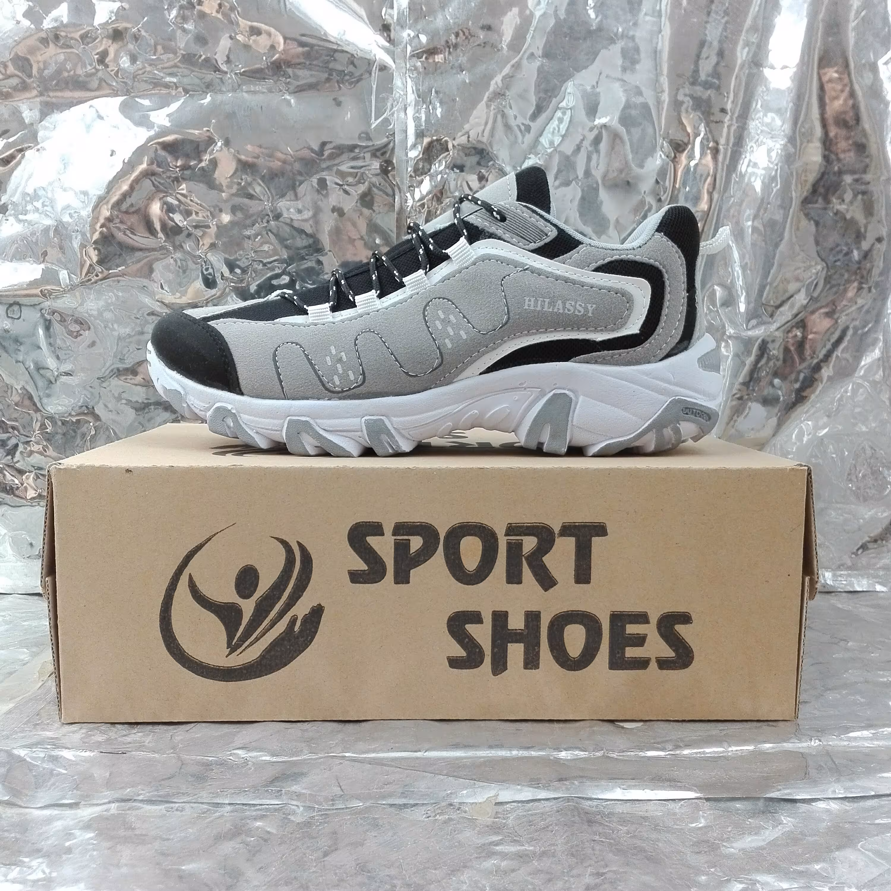 کتونی کوهنوردی مدل HILASSI سایز 41 تا 44 رنگ طوسی