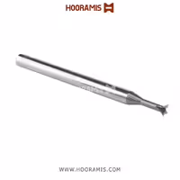 مته اختصاصی چهارپر T شکل  8*100*20*8  از جنس Solid Carbide جهت پولیش داخلی در پروفیلهای uPVC در ماشینهای Elumatec , Rotox , Sturz , Urban , etc