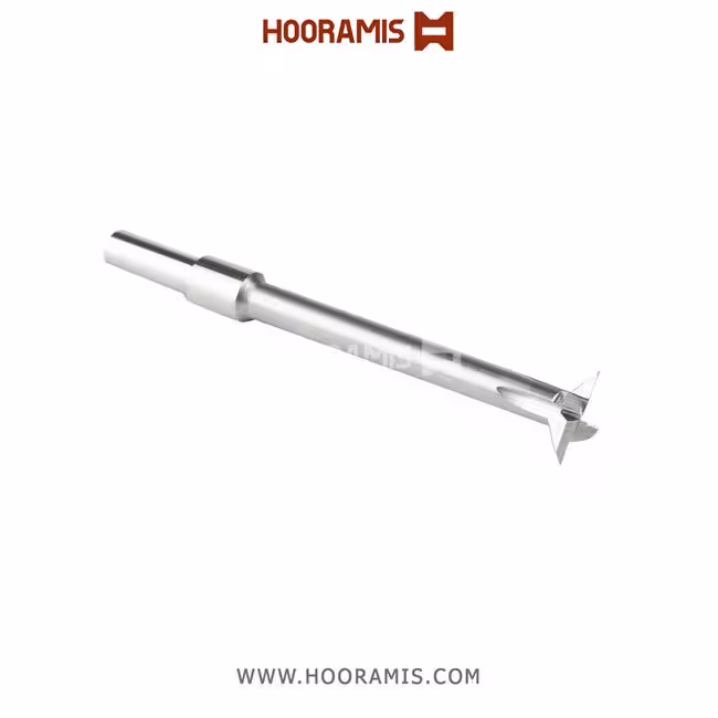 مته اختصاصی چهارپر T شکل 83*8*15 از جنس HSS-E جهت پولیش داخلی در پروفیلهای uPVC در ماشین  Kaban