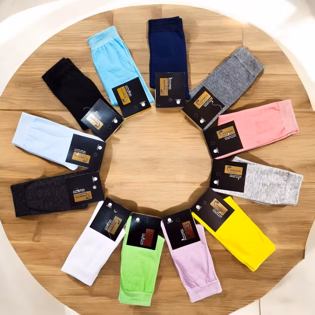 جوراب ساقدار 12 رنگ