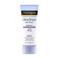 کرم ضد آفتاب 45 درصد نوتروژینا مدل ULTRA SHEER حجم 88 میلی لیتری
